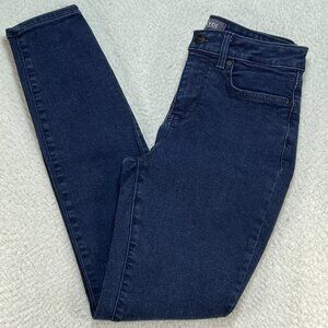 NYDJ Jeans Womens Size 2 Blue Ami Skinny Ankle Mid Rise Denim Dark Wash 26x28